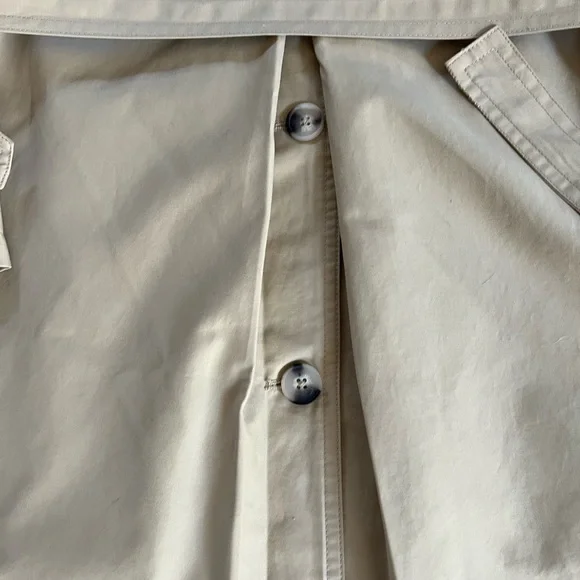 Zara Tan Kids Trench Coat with Belt pit 16 length 25 - Picture 7 of 8